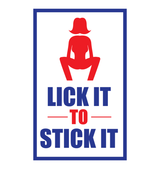 Lick it and stick it