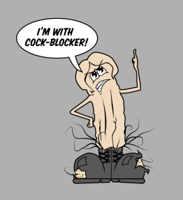 White Cockblocker