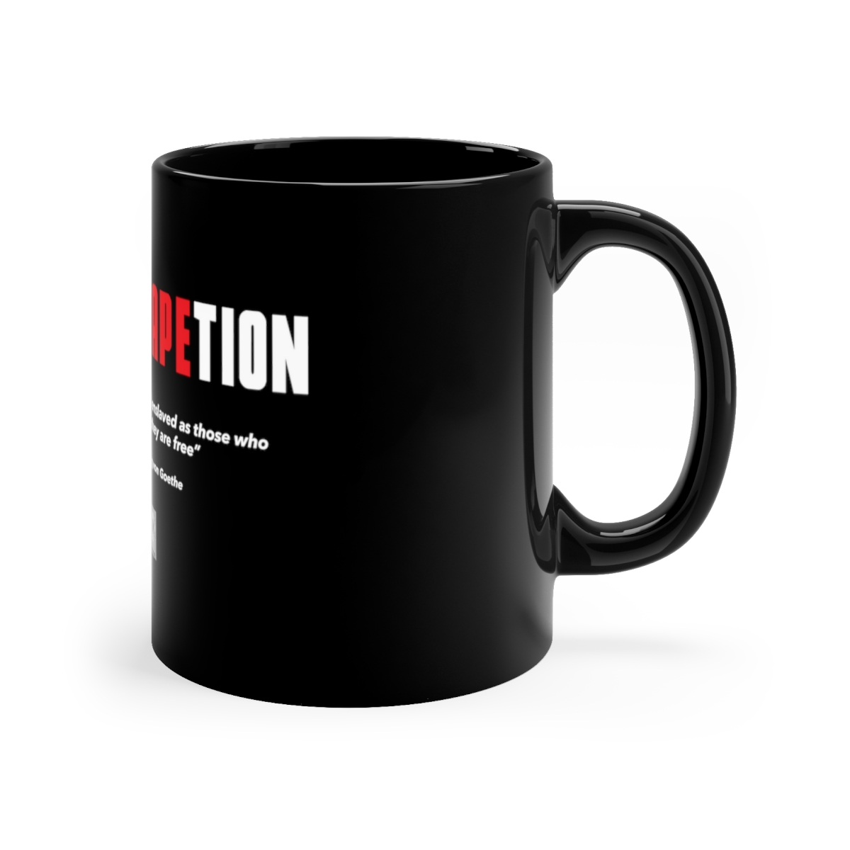 Corporapetion black mug - Image 3