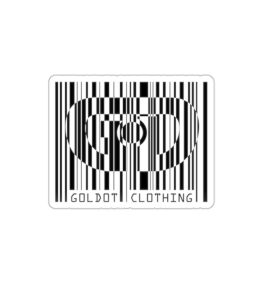 GD barcode logo Die-Cut Sticker