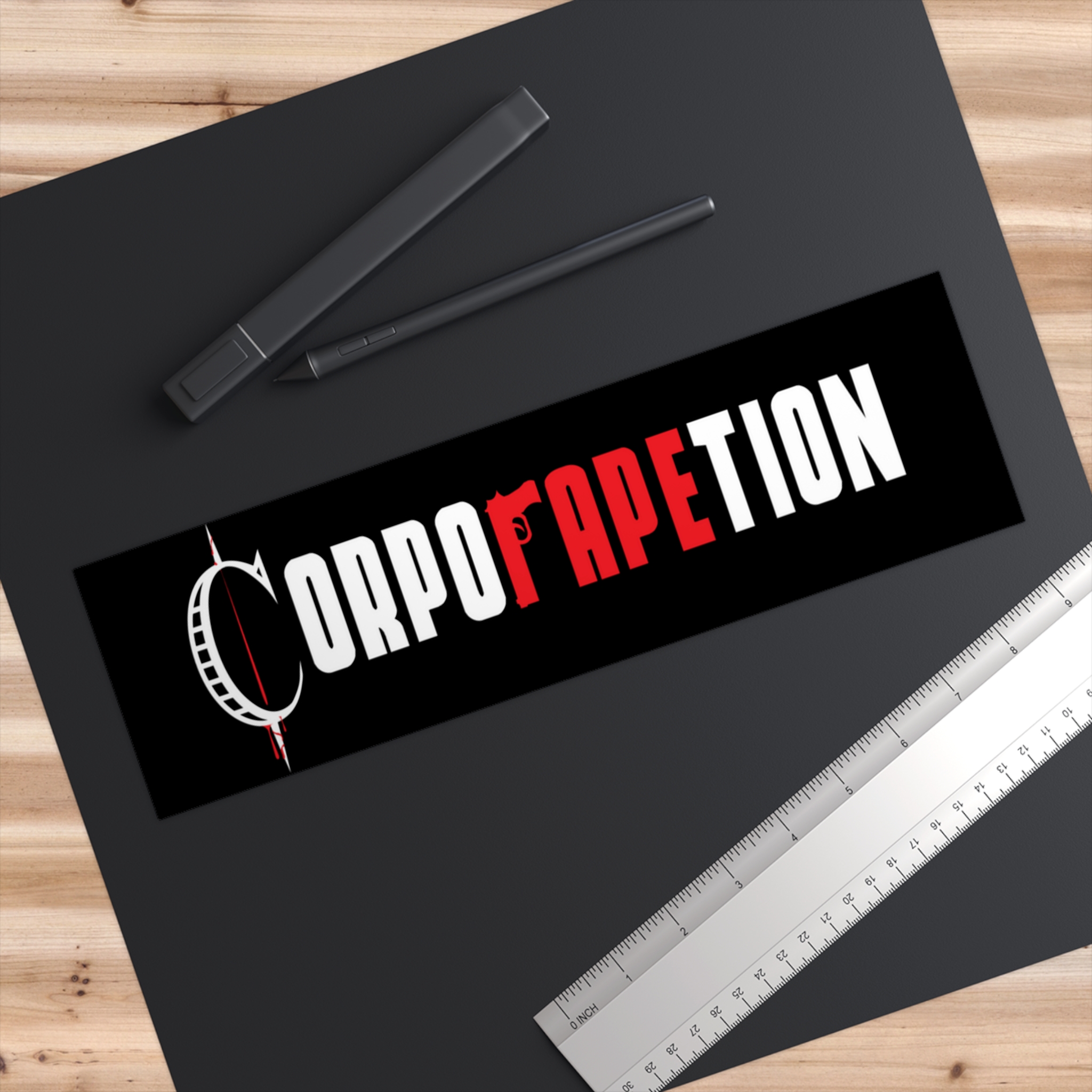 Corporapetion bumber sticker - Image 3