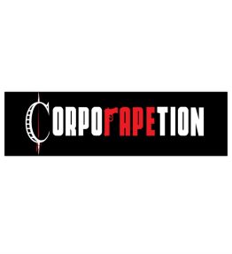 Corporapetion bumber sticker