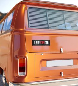 Corporapetion bumber sticker