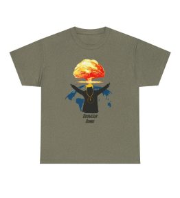 Doomsday Donnie— Nuclear Mushroom Cloud Streetwear Tee
