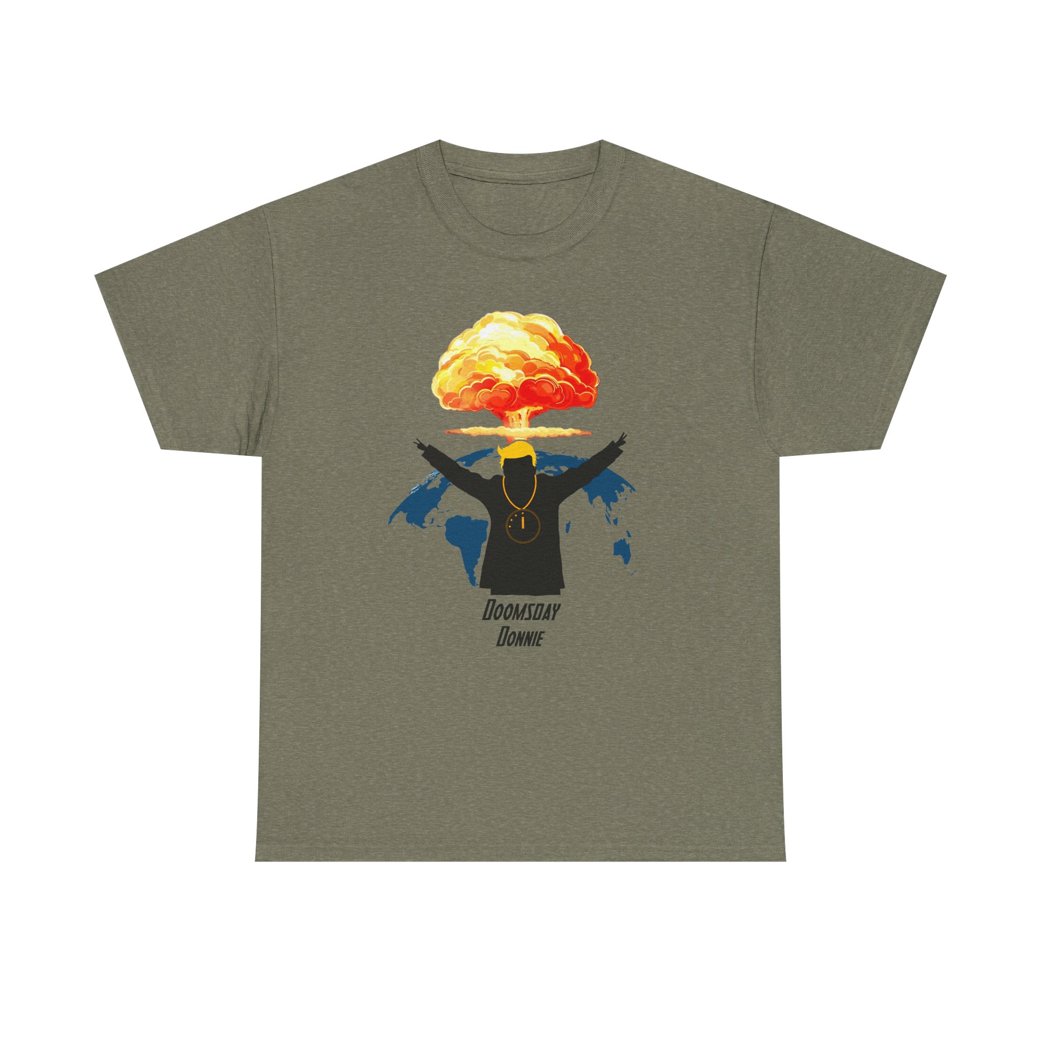 Doomsday Donnie— Nuclear Mushroom Cloud Streetwear Tee