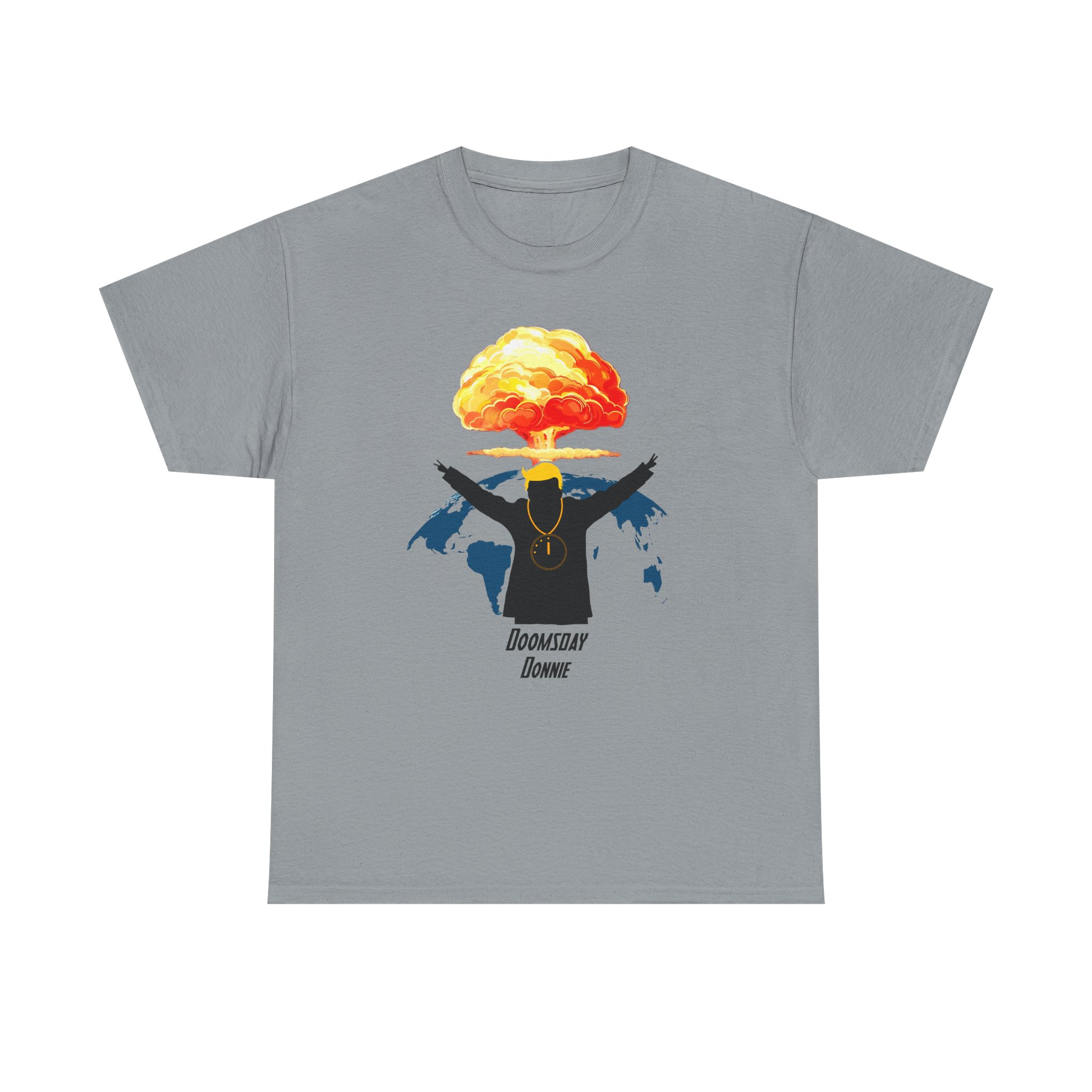 Doomsday Donnie— Nuclear Mushroom Cloud Streetwear Tee - Image 9