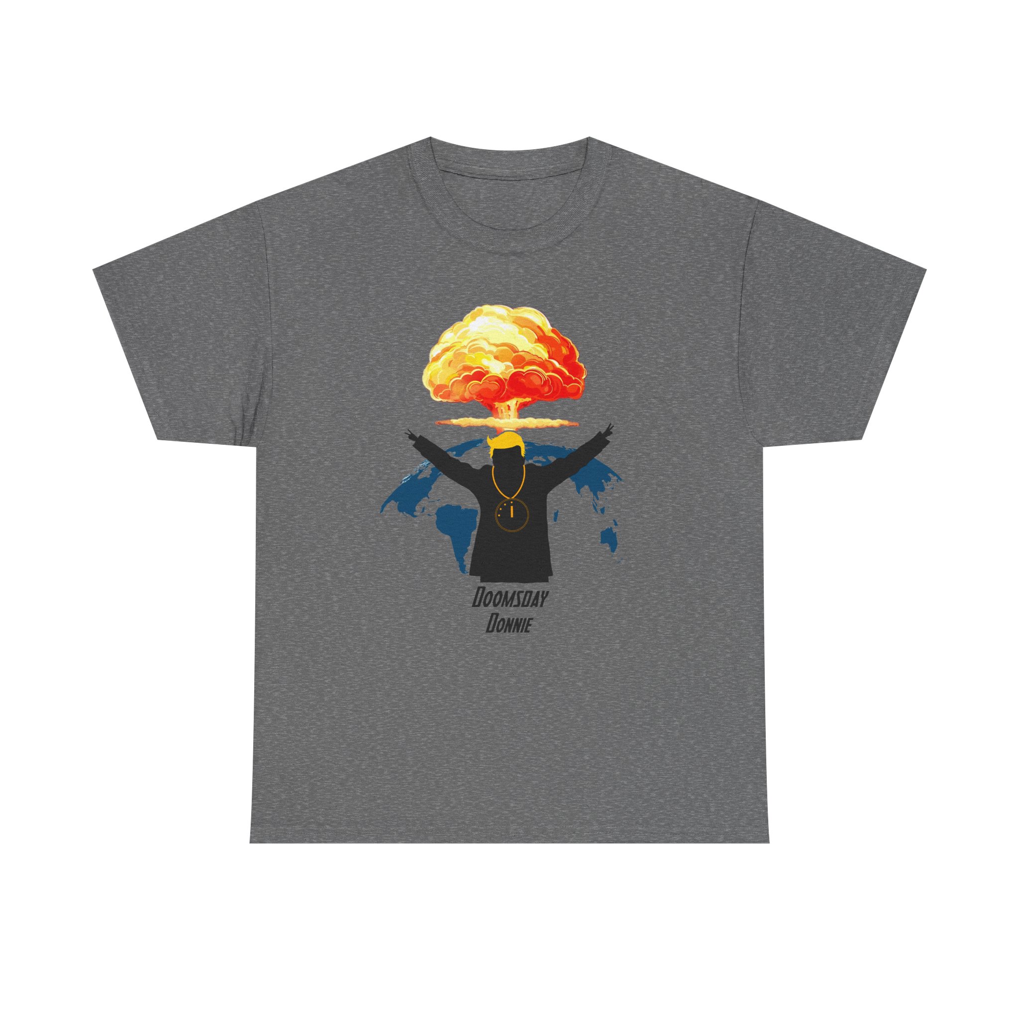 Doomsday Donnie— Nuclear Mushroom Cloud Streetwear Tee - Image 11