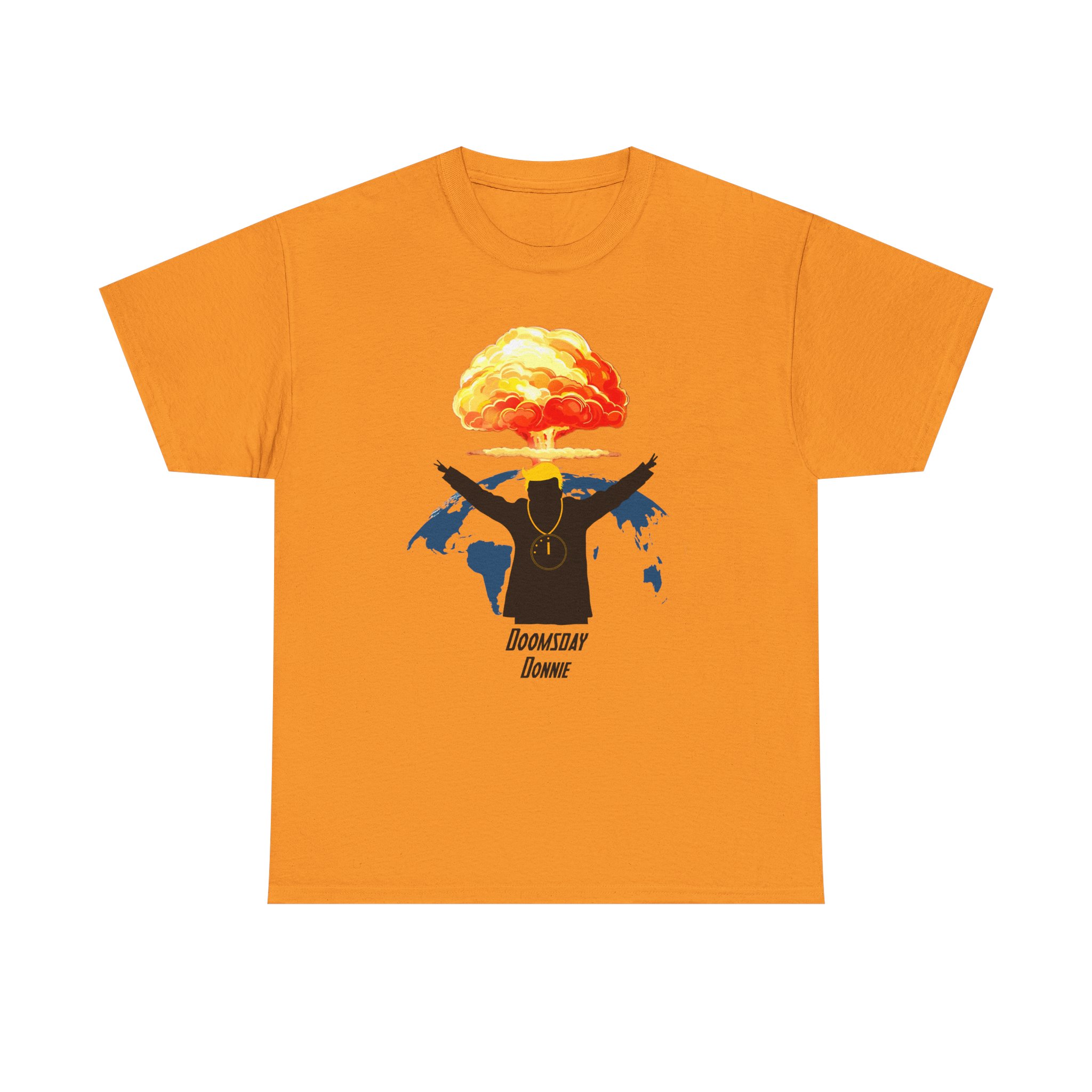 Doomsday Donnie— Nuclear Mushroom Cloud Streetwear Tee - Image 5