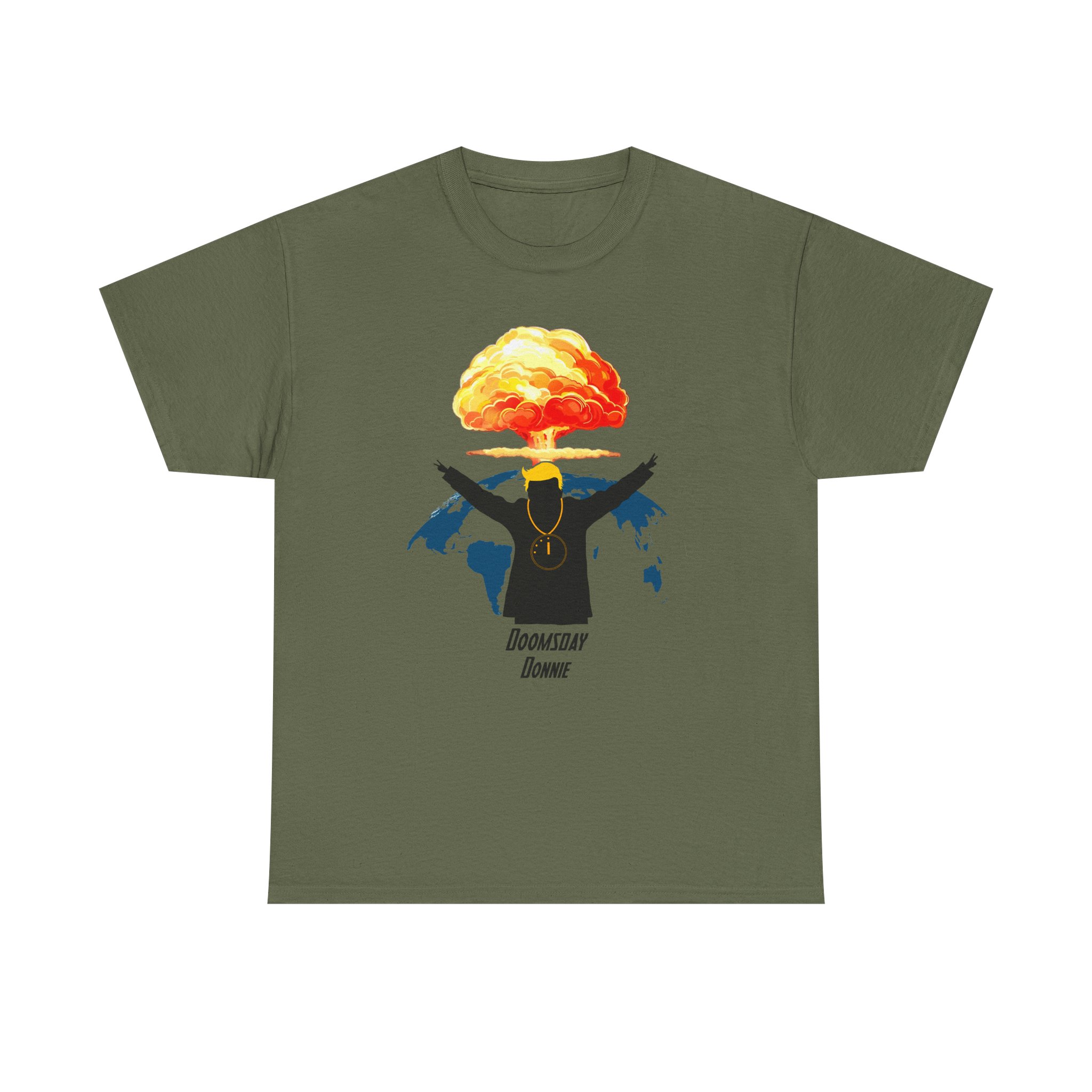 Doomsday Donnie— Nuclear Mushroom Cloud Streetwear Tee - Image 7