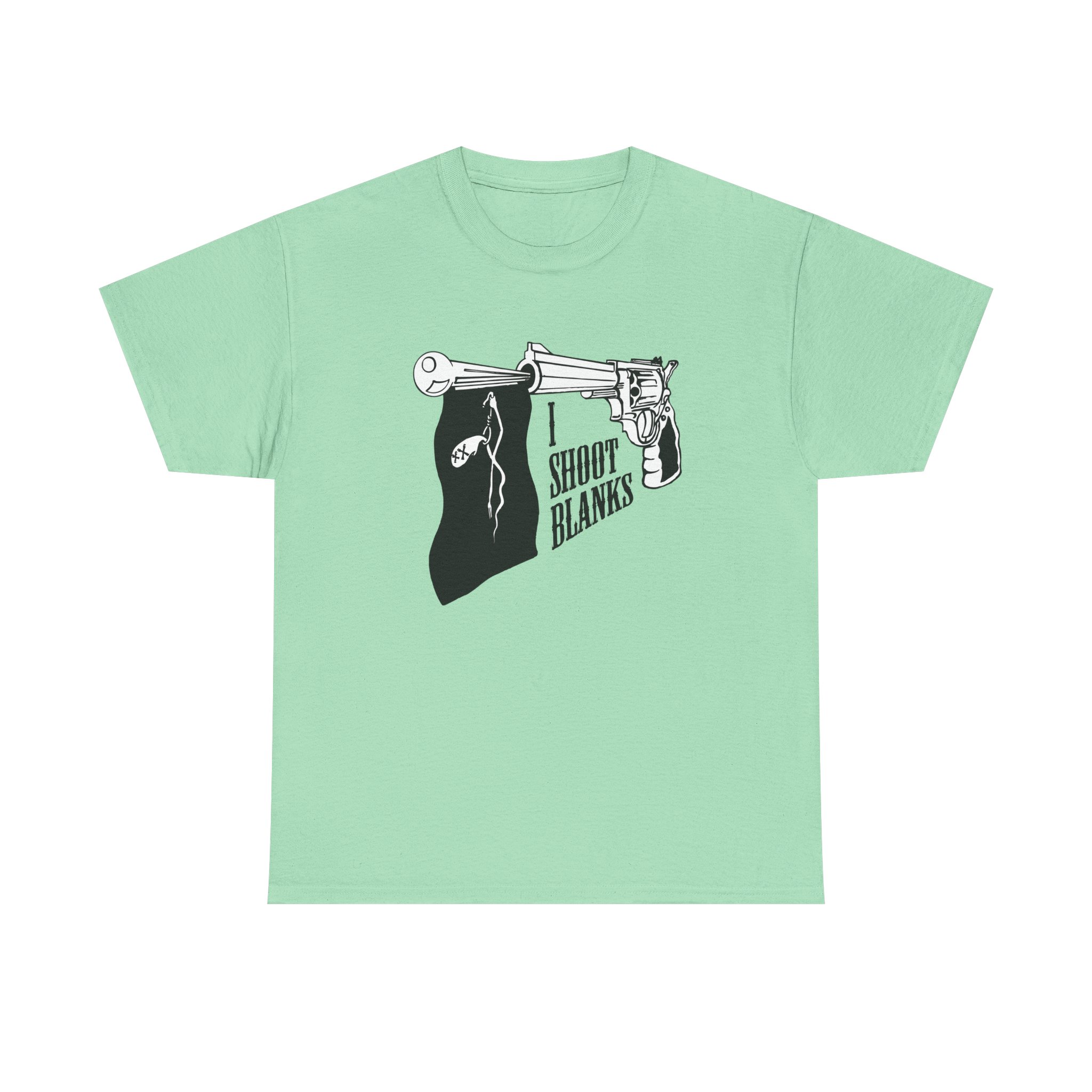 Graphic Tee — 'I Shoot Blanks' Revolver Design - Image 22