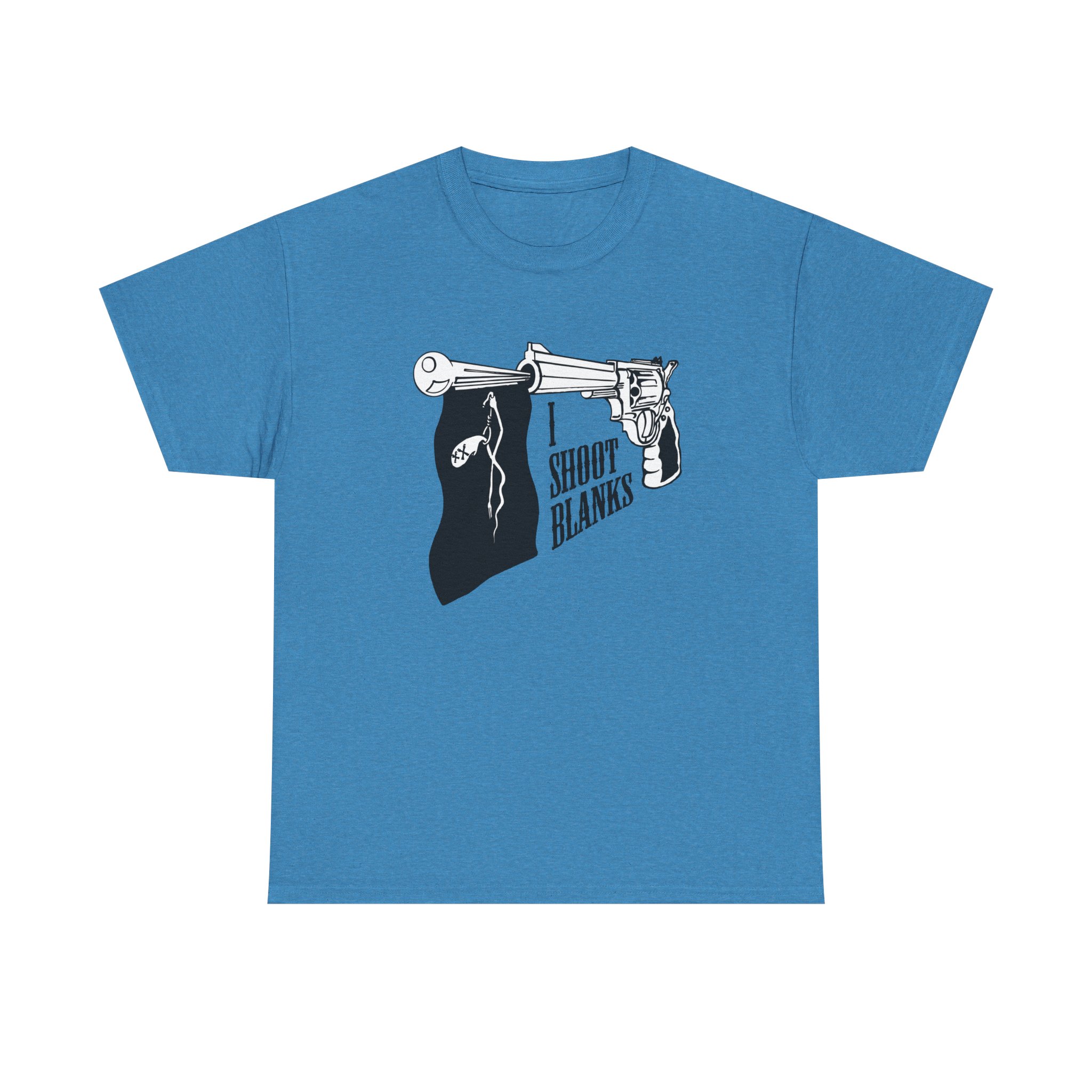 Graphic Tee — 'I Shoot Blanks' Revolver Design - Image 30